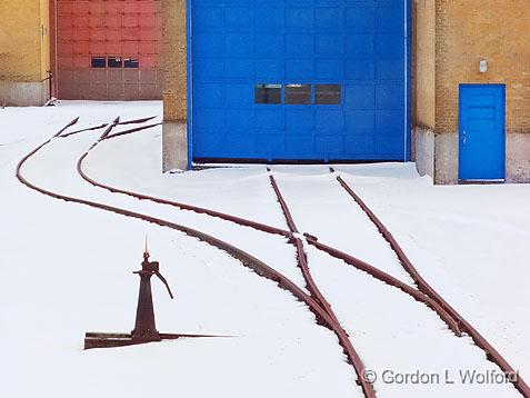 Tracks In Snow_DSCF03807.jpg - Photographed at Smiths Falls, Ontario, Canada.